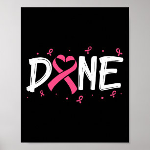 Póster Hecho El Último Día De Radiación Chemo Cáncer De M