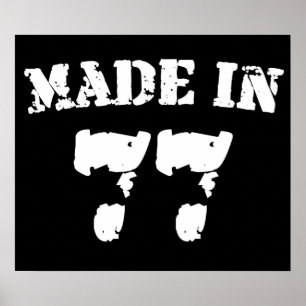 Póster Hecho En 1977