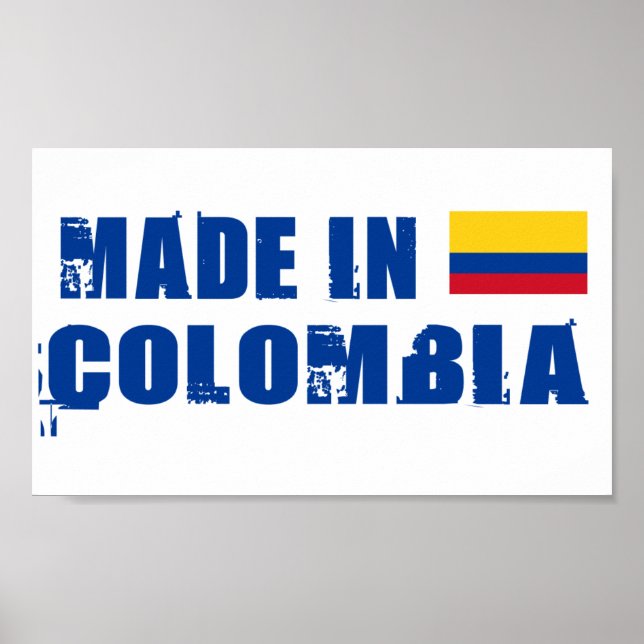 Póster Hecho en Colombia (Frente)