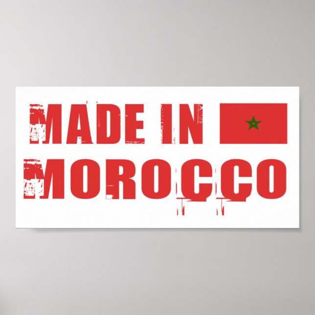 Póster Hecho en Marruecos (Frente)