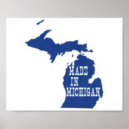 Póster Hecho en Michigan