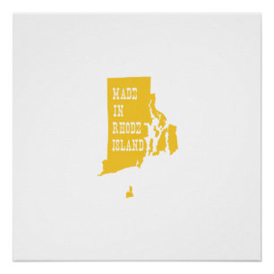 Póster Hecho En Rhode Island
