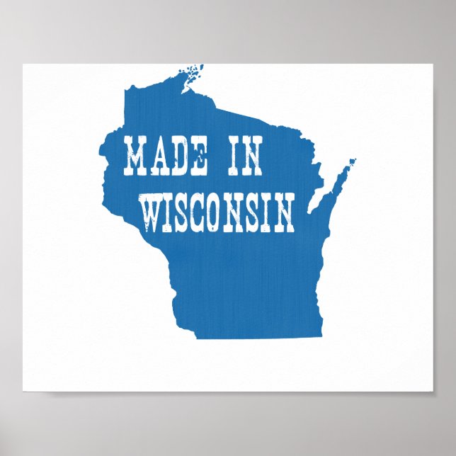 Póster Hecho en Wisconsin (Frente)
