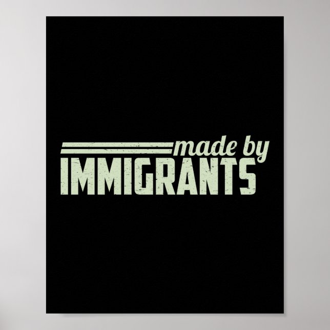 Póster Hecho Por Inmigrantes (Frente)