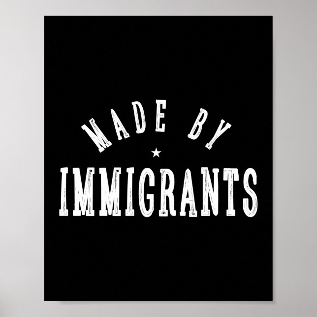 Póster Hecho Por Inmigrantes (Frente)