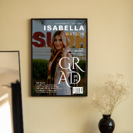 Póster Hechos divertidos | Poster de Graduación de Foto d