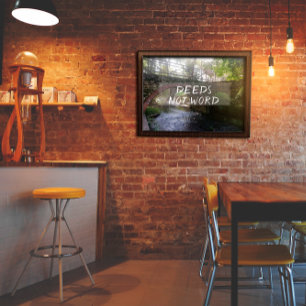 Póster Hechos no palabra poster de proverbio inspirador