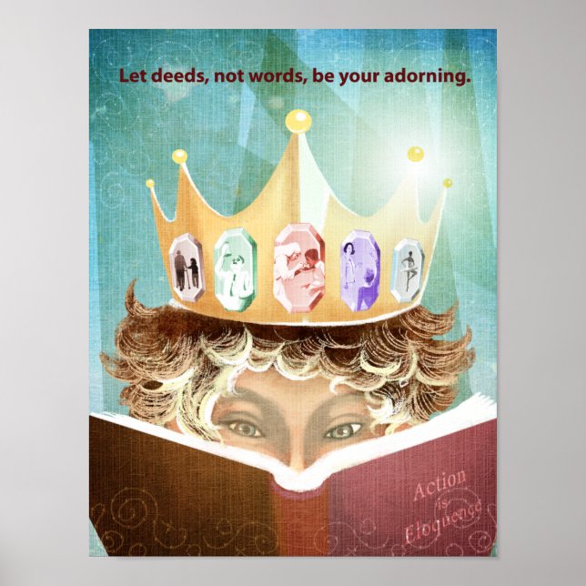 Póster Hechos no palabras (Frente)