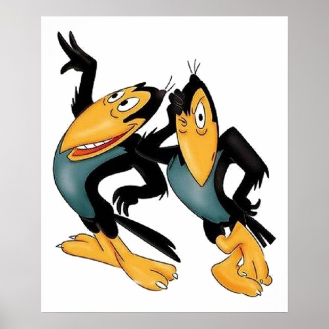Póster Heckle y Jeckle (Frente)