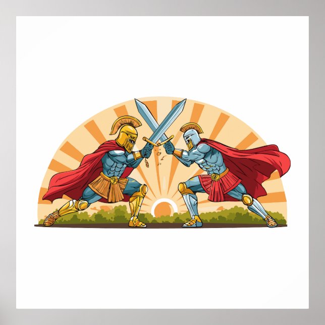 Póster Héctor y Aquiles (Frente)