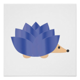 Póster Hedgehog Lotus Flower