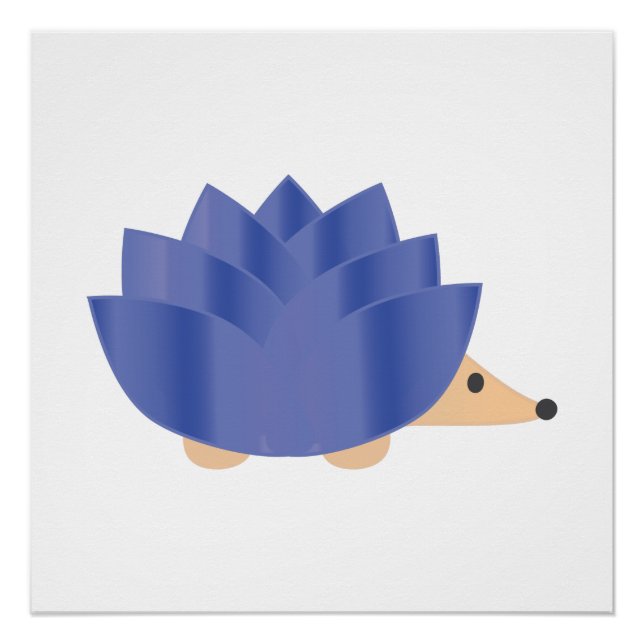 Póster Hedgehog Lotus Flower (Anverso)