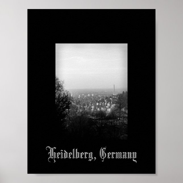 Póster Heidelberg, Alemania (Frente)