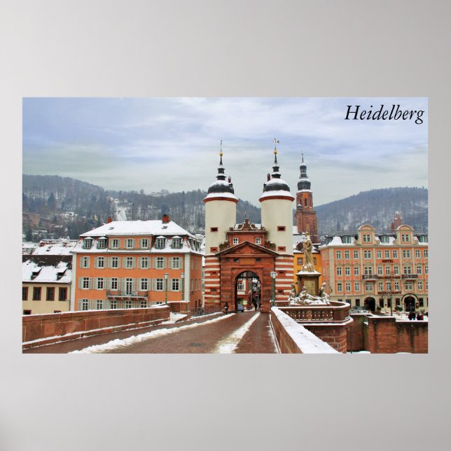Póster Heidelberg, Alemania (Frente)