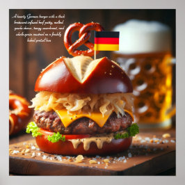 Póster Heidelberg Haus Burger Delight
