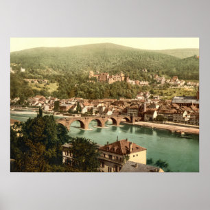 Póster Heidelberg I, Baden-Württemberg, Alemania
