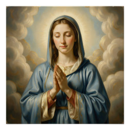Póster Heilige Mutter Gottes – Göttliche Liebe & Schutz