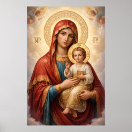 Póster Heilige Mutter Gottes Göttliche Liebe & Schutz´10