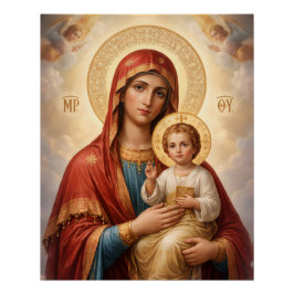 Póster Heilige Mutter Gottes Göttliche Liebe & Schutz´10