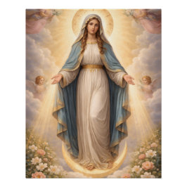 Póster Heilige Mutter Gottes Göttliche Liebe & Schutz´11