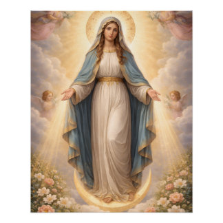 Póster Heilige Mutter Gottes Göttliche Liebe & Schutz´11