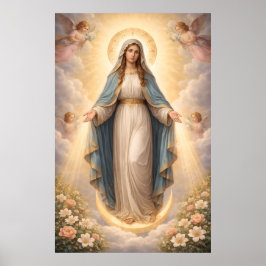 Póster Heilige Mutter Gottes Göttliche Liebe & Schutz´11