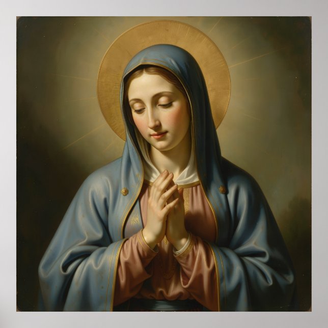 Póster Heilige Mutter Gottes – Göttliche Liebe & Schutz´2 (Frente)