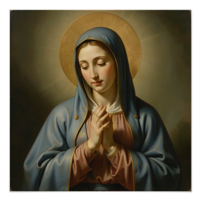 Póster Heilige Mutter Gottes – Göttliche Liebe & Schutz´2 (Anverso)