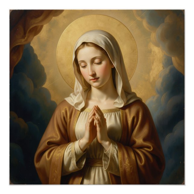 Póster Heilige Mutter Gottes – Göttliche Liebe & Schutz´3 (Anverso)