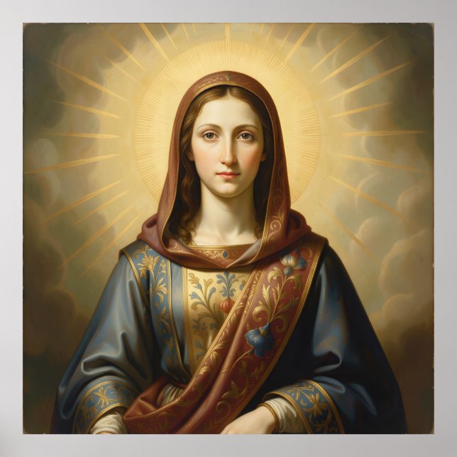 Póster Heilige Mutter Gottes – Göttliche Liebe & Schutz´6 (Frente)