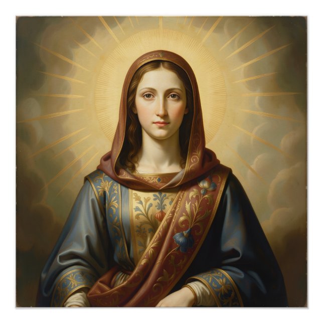 Póster Heilige Mutter Gottes – Göttliche Liebe & Schutz´6 (Anverso)