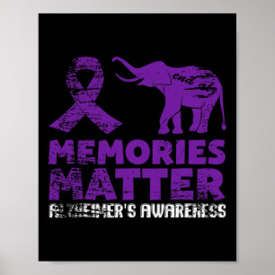 Póster Heimer de problemas - Elefante púrpura 1