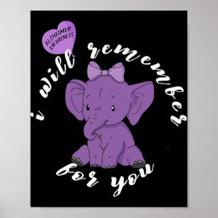 Póster Heimerheimer Awareness Mes I Endheimer Purple Ri