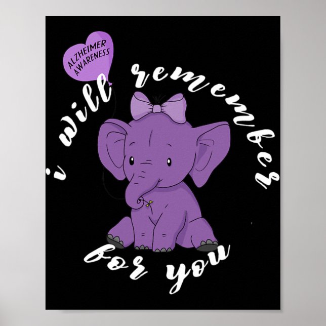 Póster Heimerheimer Awareness Mes I Endheimer Purple Ri (Frente)