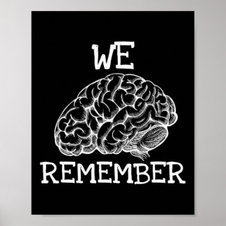Póster Heimerheimer Dementia Recordamos Cuando Los Amados