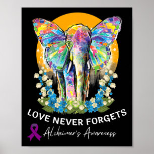 Póster Heimerheimer Elephant Love nunca olvida a Heimerhe