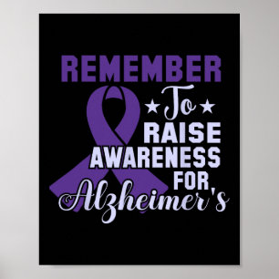 Póster Heimerheimer Lesiones Cerebrales Diseño Purple Hei