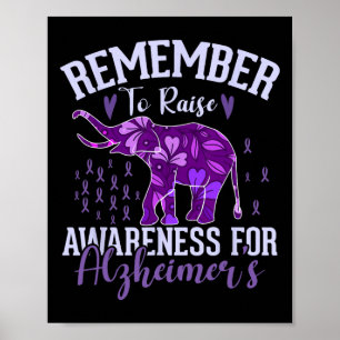 Póster Heimerheimer Lesiones Cerebrales Diseño Purple Hei