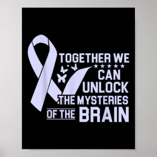 Póster Heimerheimer Lesiones Cerebrales Diseño Purple Hei