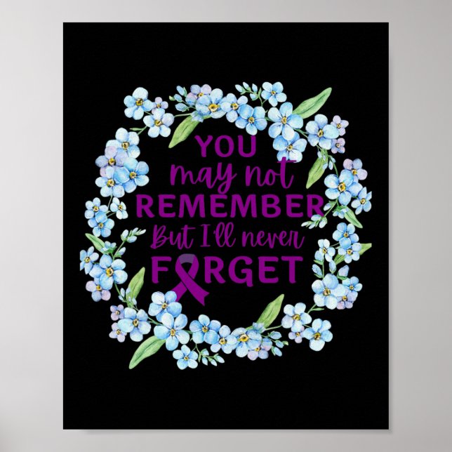 Póster Heimerheimer Olvide-me-not Flor Wreath Heimerhei (Frente)