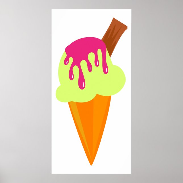 Póster Helado (Frente)