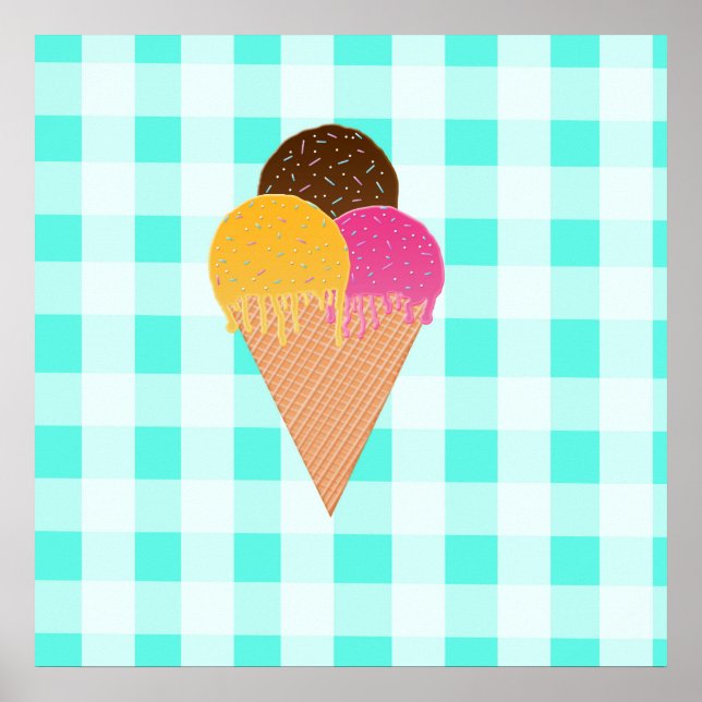 Póster Helado (Frente)