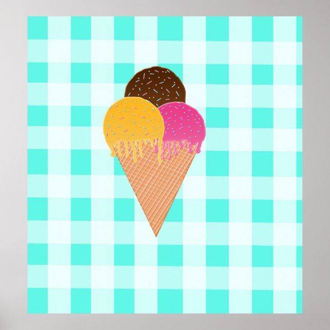 Póster Helado (Frente)