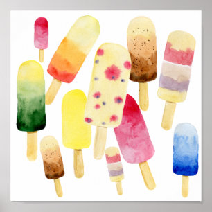 Póster Helado