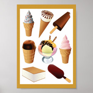 Póster Helado