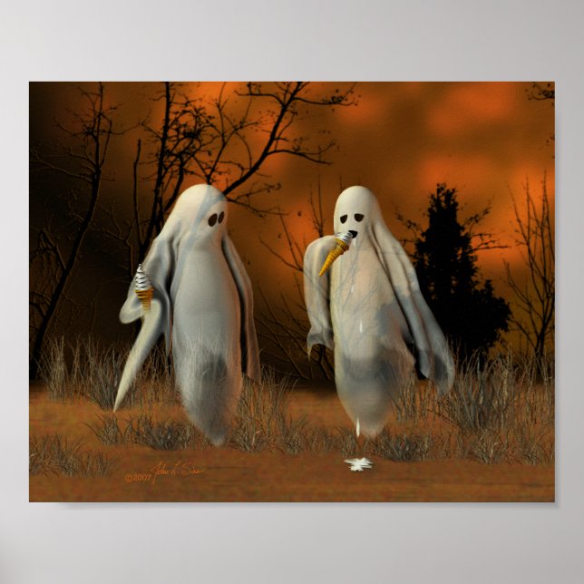 Póster Helado 10 x 8 (Frente)