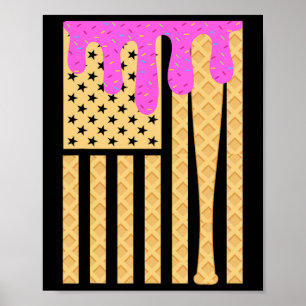 Póster Helado Americano Bysebyll Drip Byt Para Niños Gote