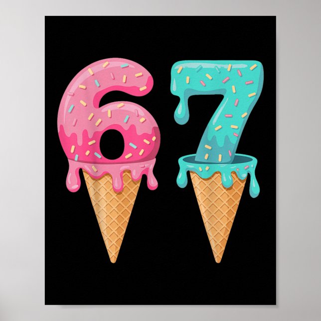 Póster Helado Bysebyll Drip 67 Estilo de vida Bysebyll 10 (Frente)