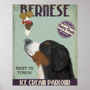 Póster Helado de Berna