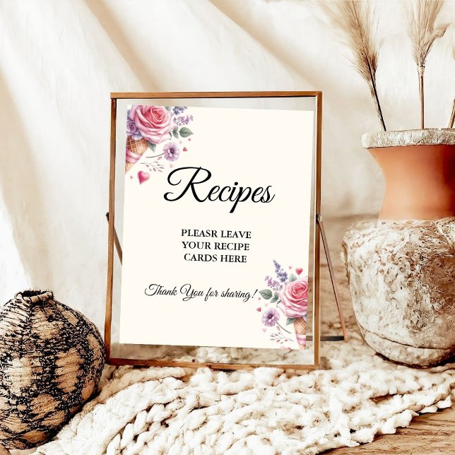 Póster Helado de Pastel Deja tus Recetas Despedida de sol (Subido por el creador)